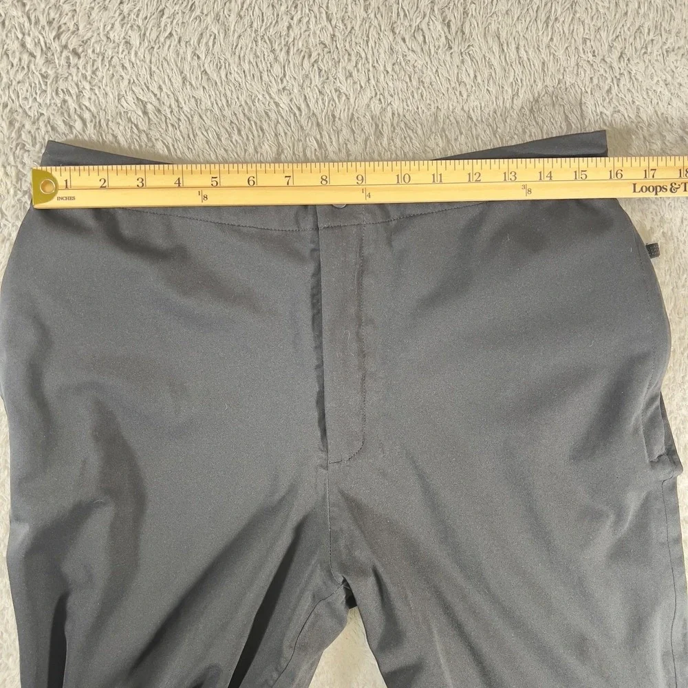 Nike Golf Storm Fit Rain Pants Mens L Black Waterproof Windproof Zip Cuff 267354